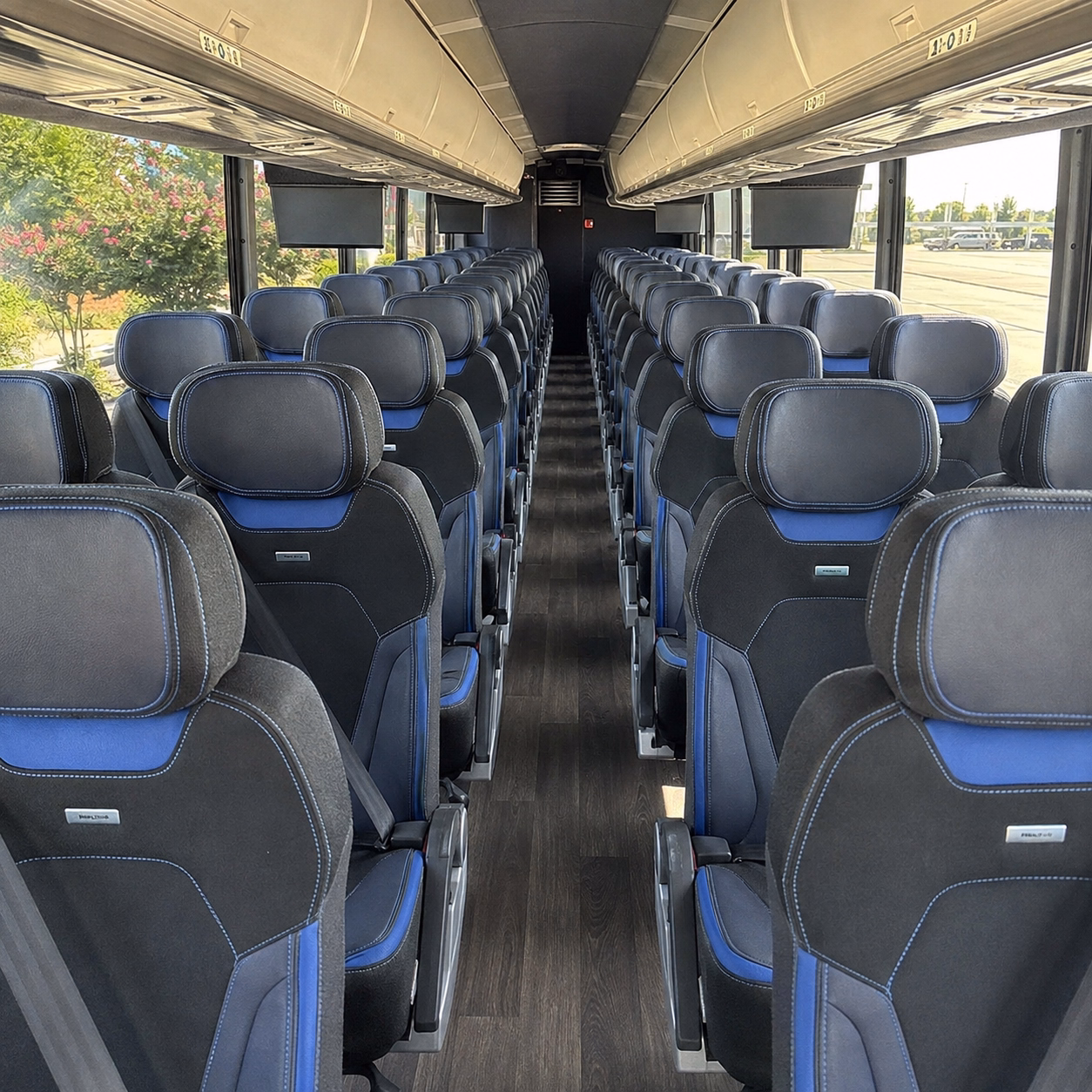 coon rapids charter bus interior