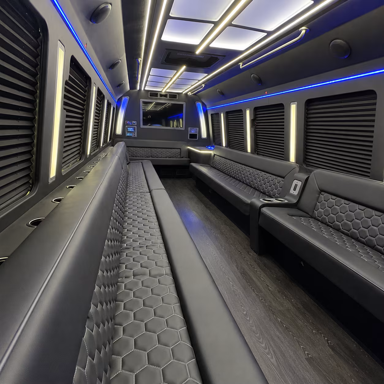 coon rapids party bus rentals inside