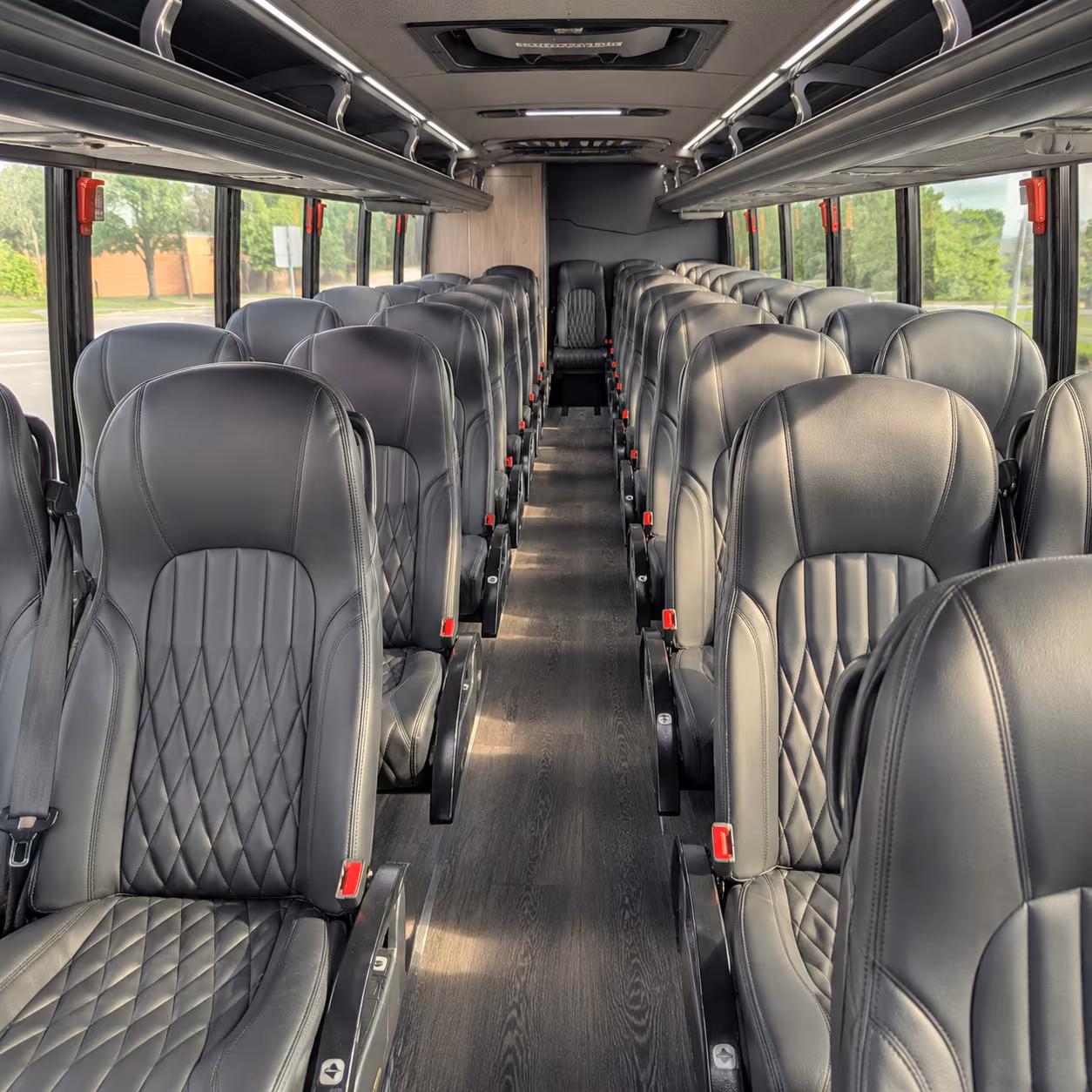 coon rapids prom transportation onboard seating